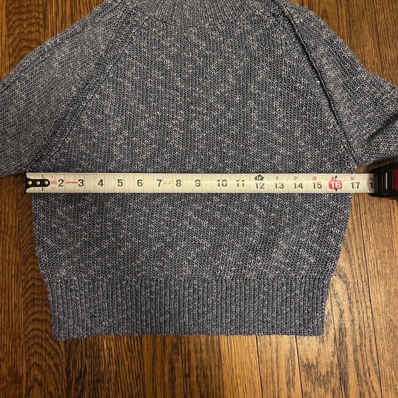 Club Monaco Raglan Sweater in Heathered Blue Size XS - Picture 4 of 4